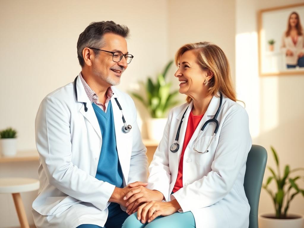 Doctor consulting patient at City Hospital Jaipur